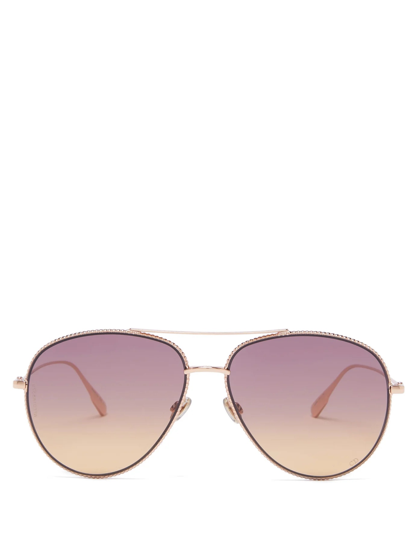 DiorSociety3 aviator metal sunglasses - 1