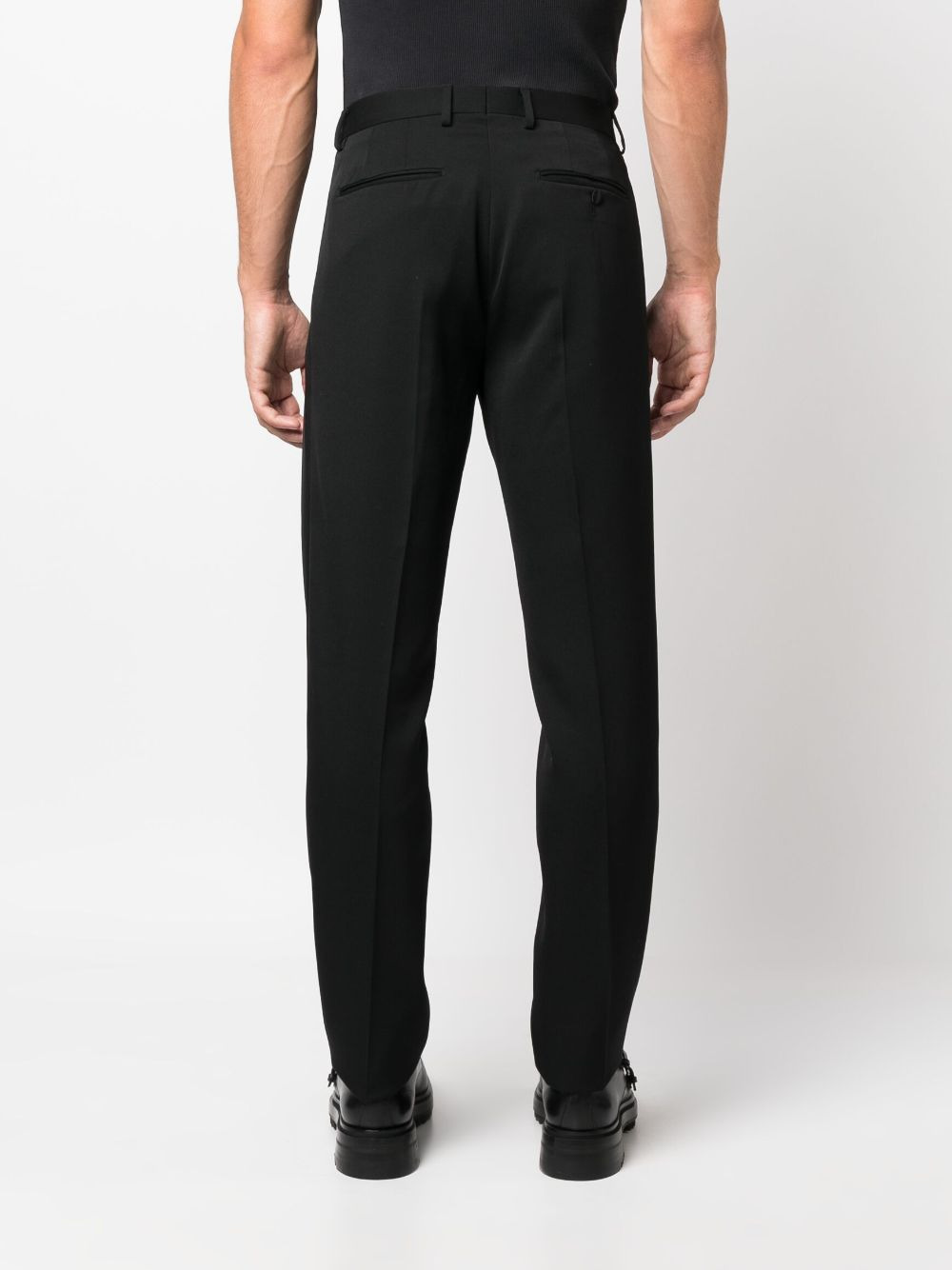 Lanvin Men Tuxedo Cigarette Trousers - 6