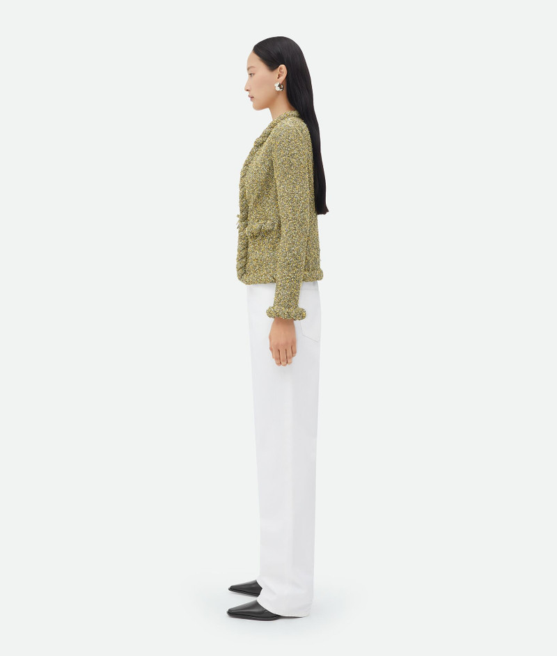 Bottega Veneta Slim Fit Towelling Viscose Cardigan outlook