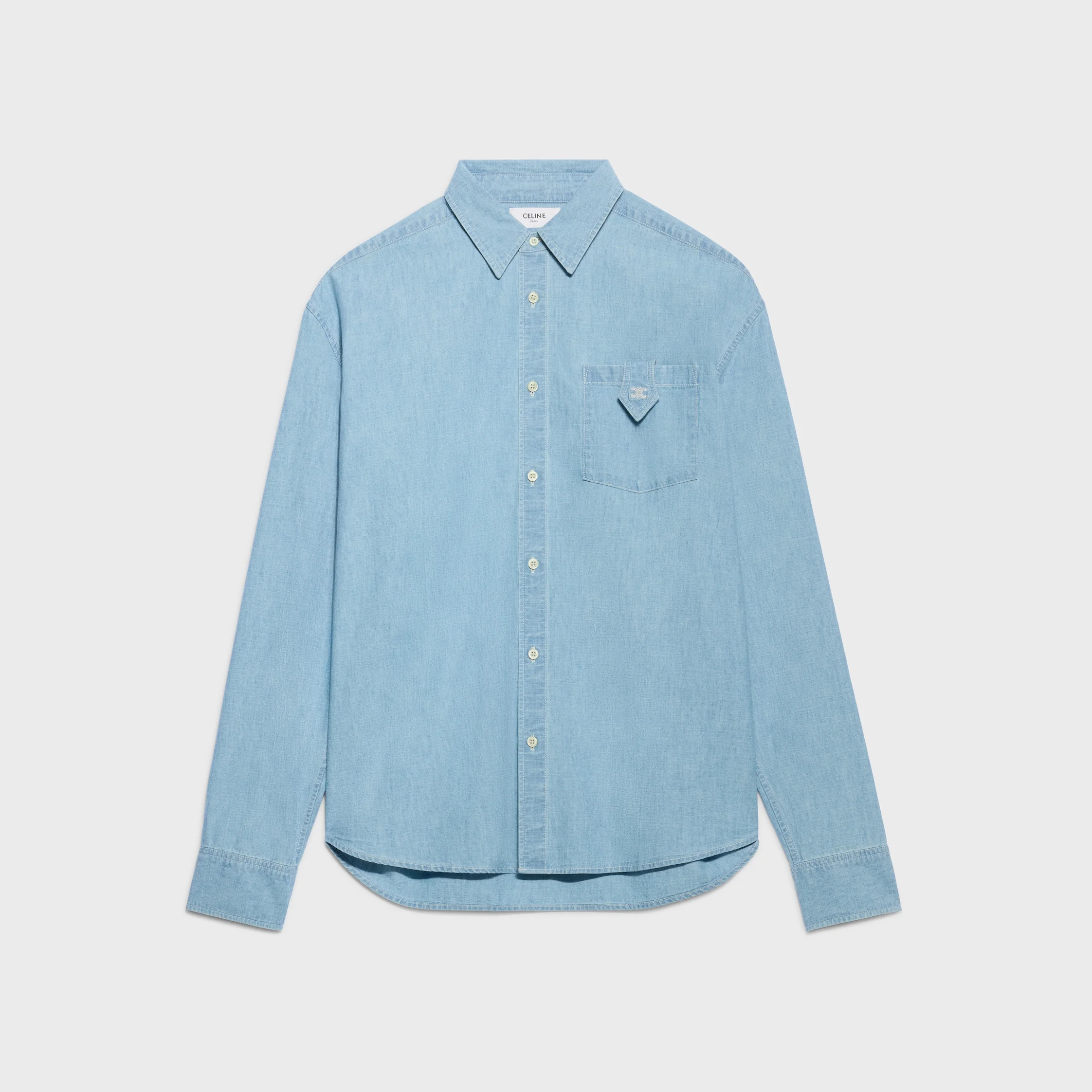 shirt IN cotton denim - 1