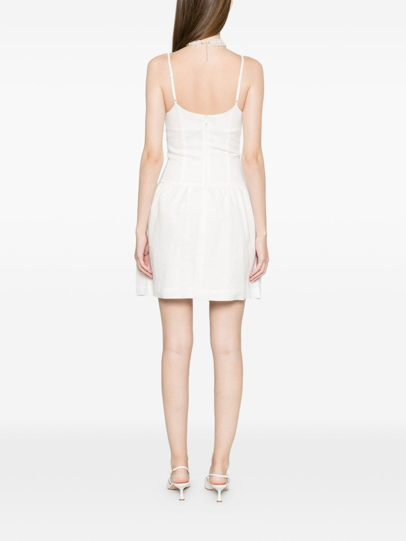floral pleated mini dress 4