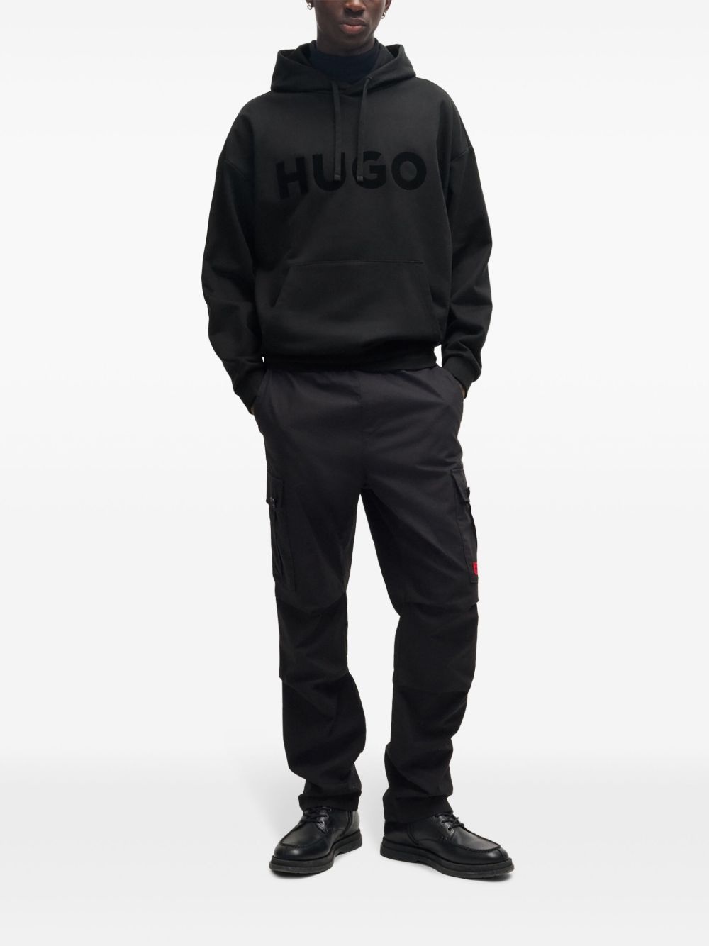 logo-print hoodie - 2