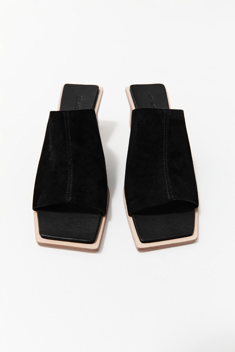 Raw Edge Heel - Black 3