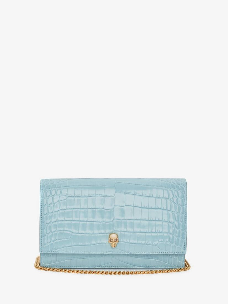 Small Skull Bag in Light Blue 1