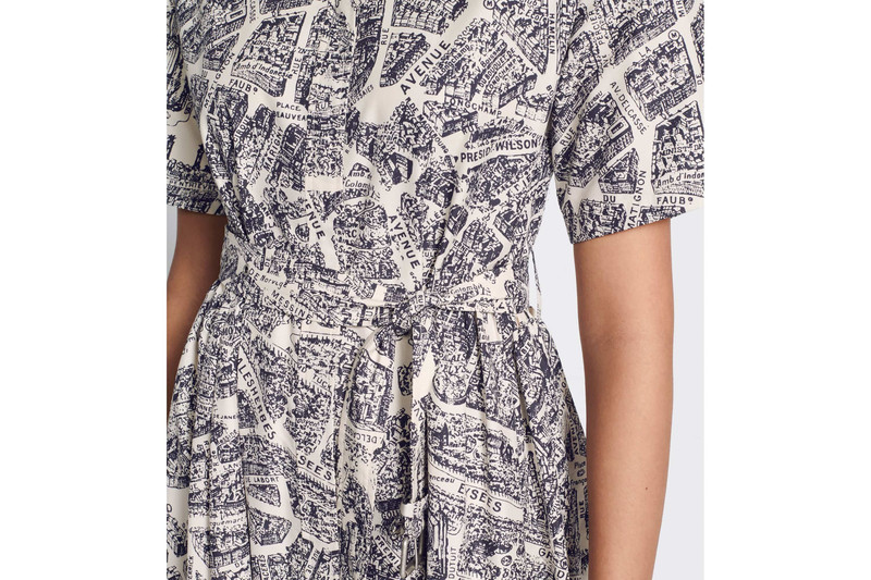 Dior Mid-Length Belted Shirt Dress outlook