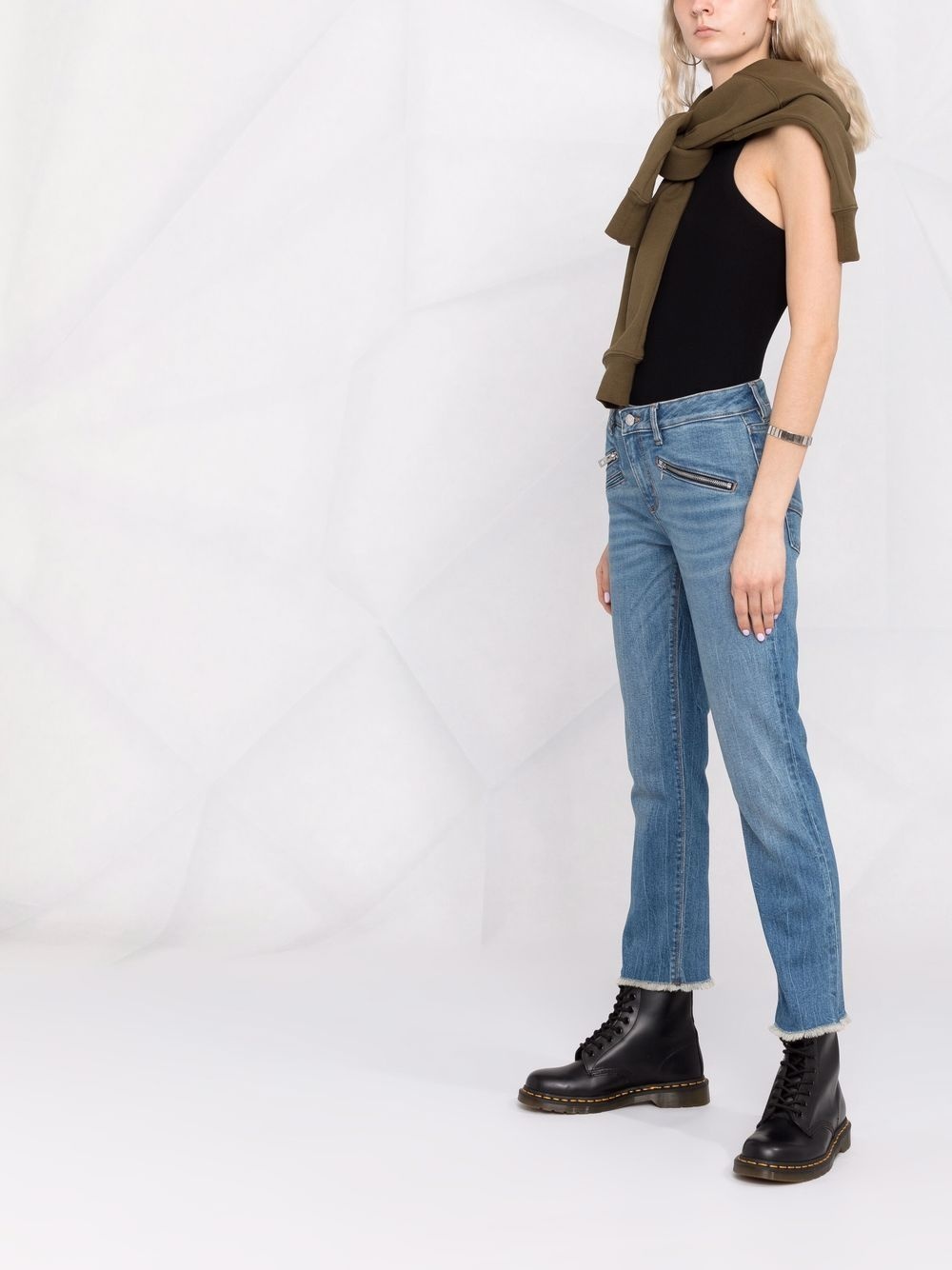 Ava slim-cut cropped jeans - 4