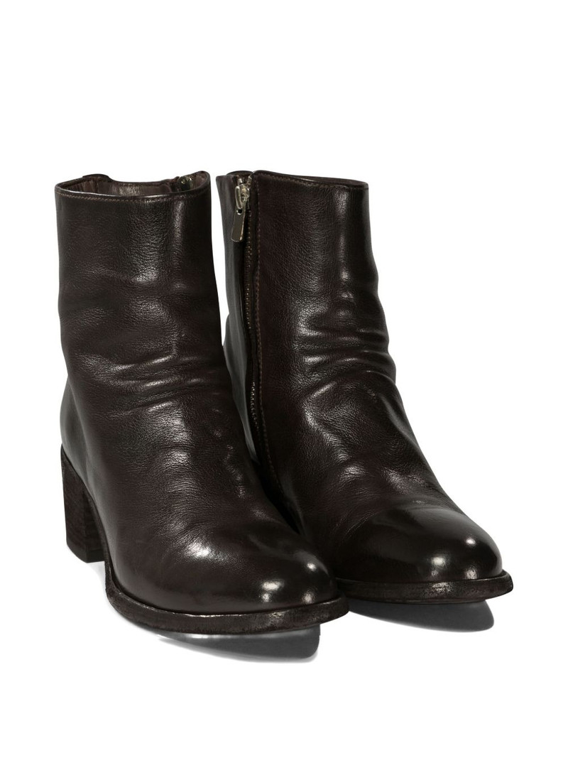 OFFICINE CREATIVE 55mm zip-detail block-heel boots outlook