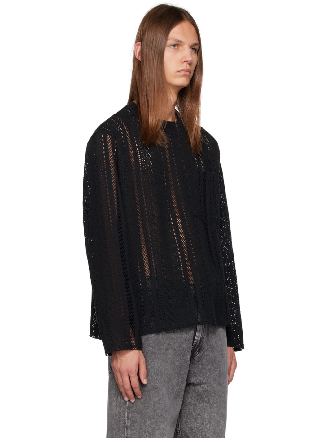 Black Crewneck Sweater - 2