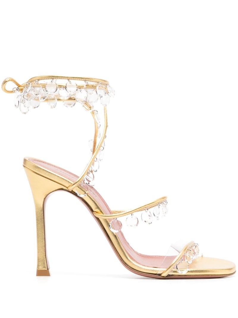 Tina 105mm crystal-embellished sandals - 1