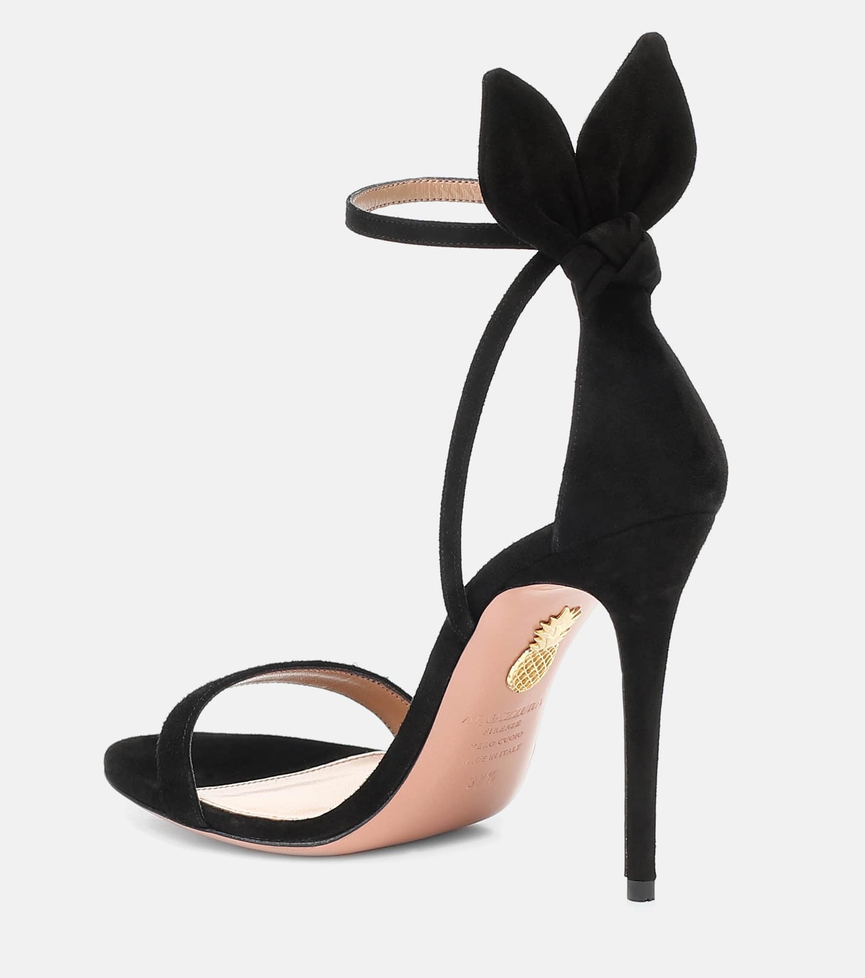 Bow Tie 105 suede sandals - 3