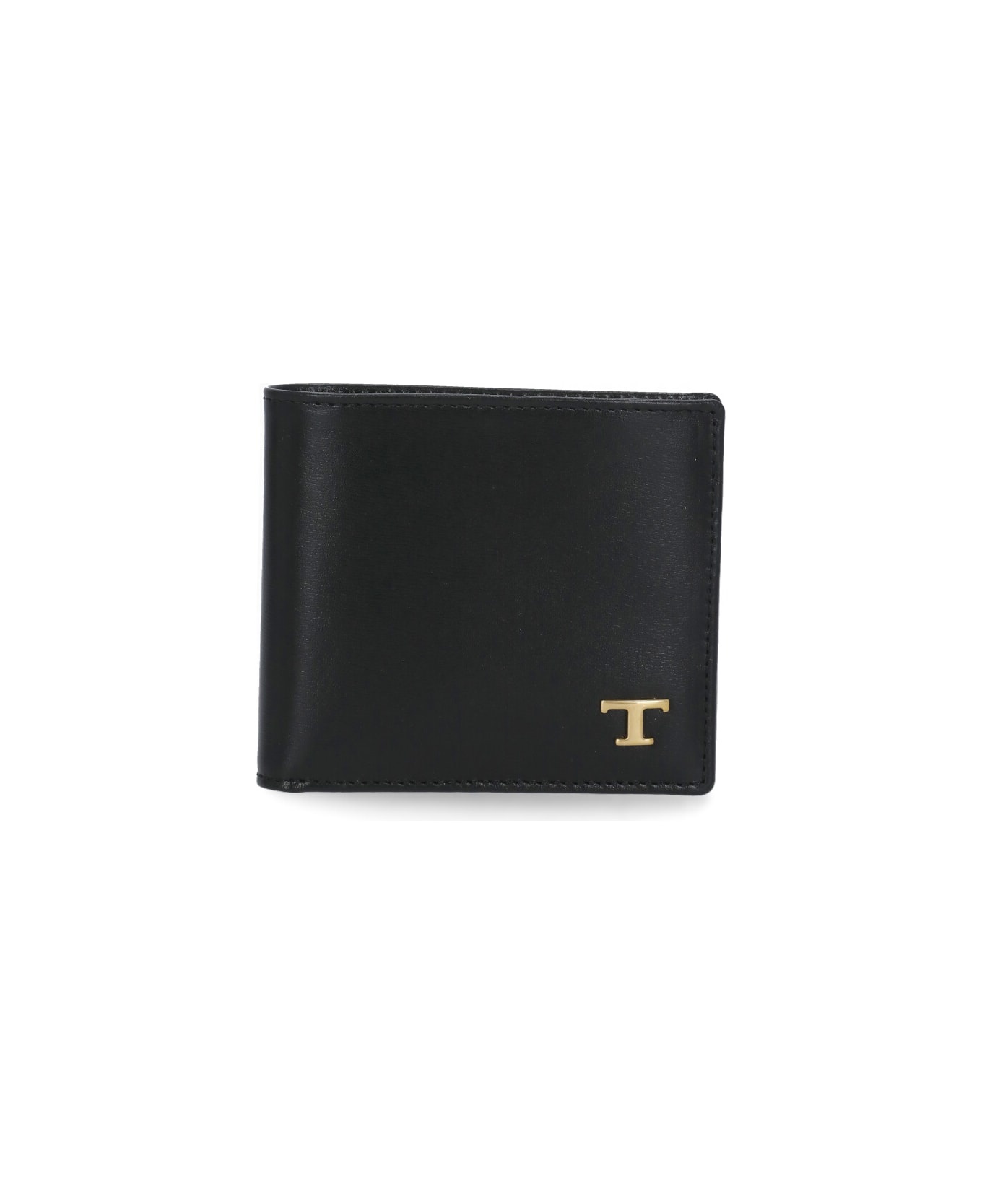 Leather Wallet With Logo - 1