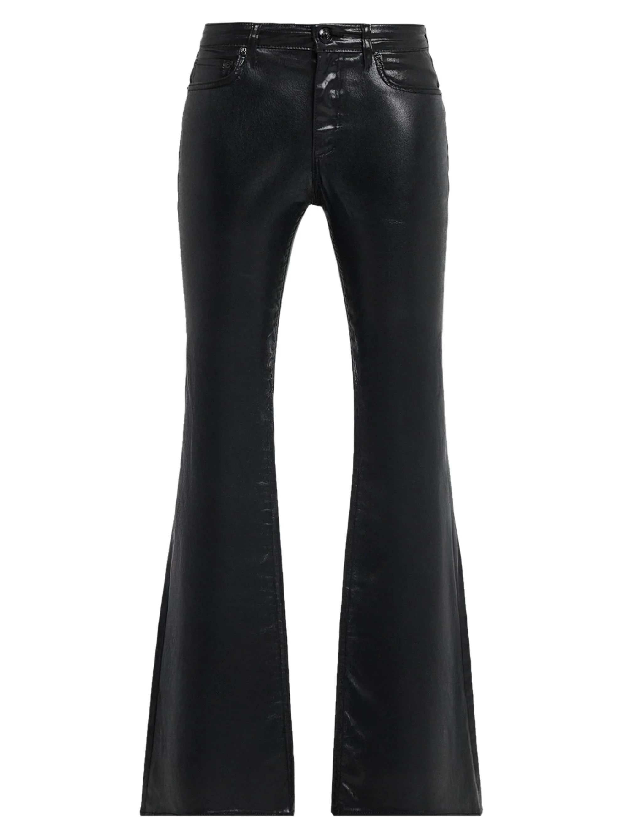 Women's Flexi Dahlia Mid-Rise Coated Jeans - Black - 1