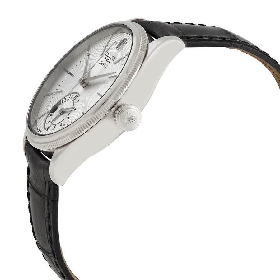 Pre-owned Rolex Cellini Automatic Chronometer Silver Dial Men's Watch 50529SSBKL - 2