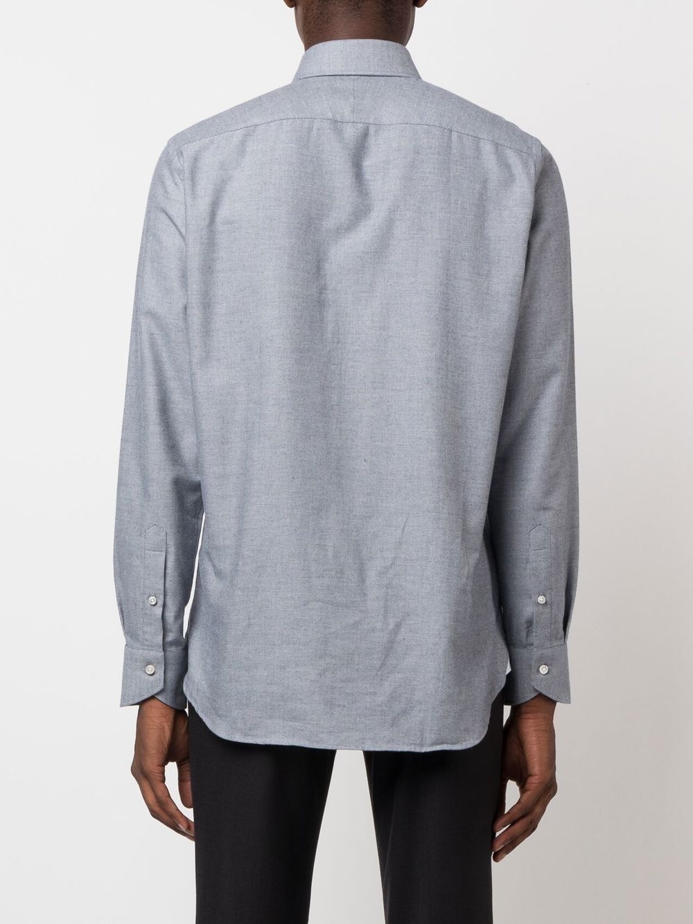 buttoned-up long-sleeved shirt - 4