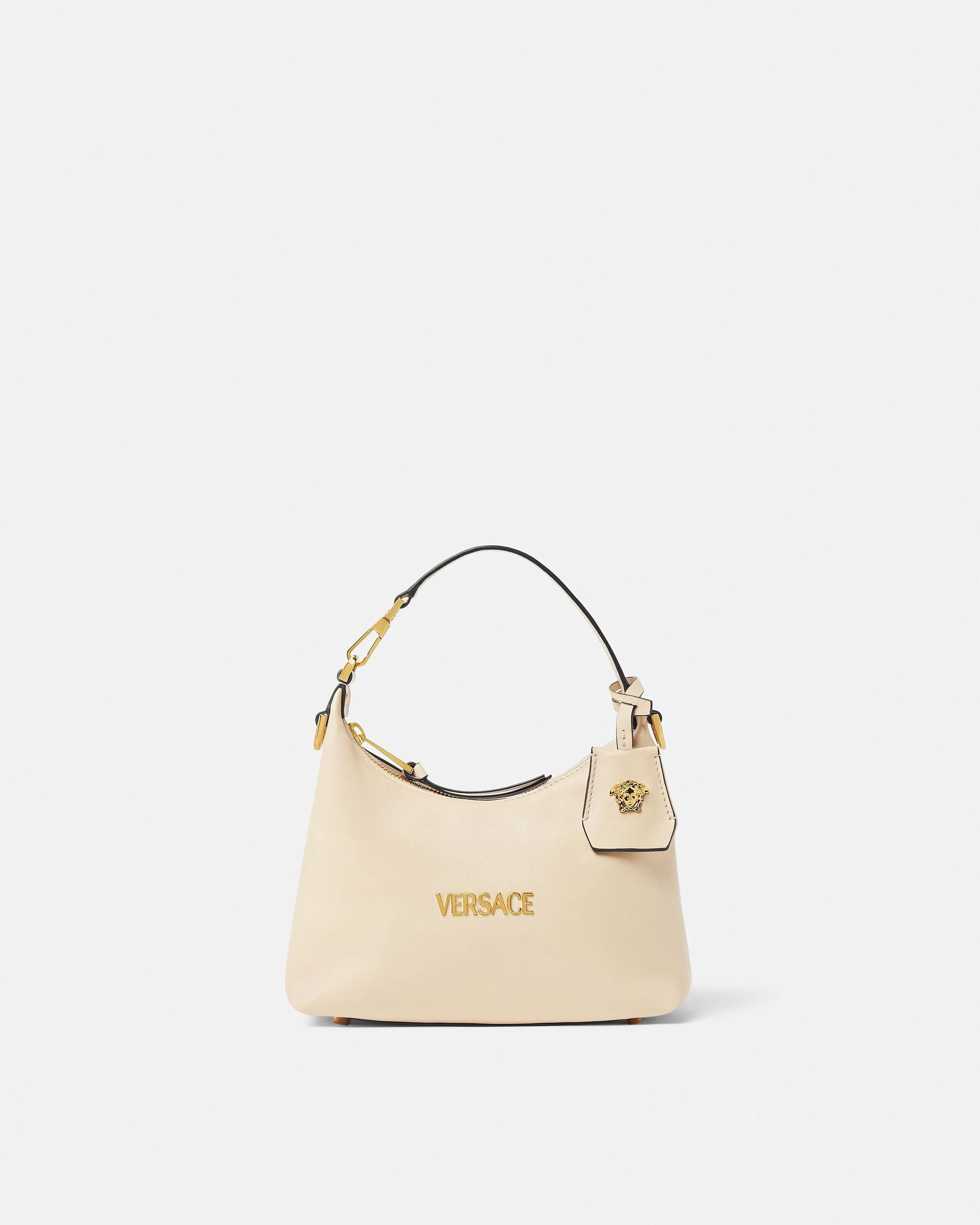Versace Tag Nappa Hobo Bag - 1