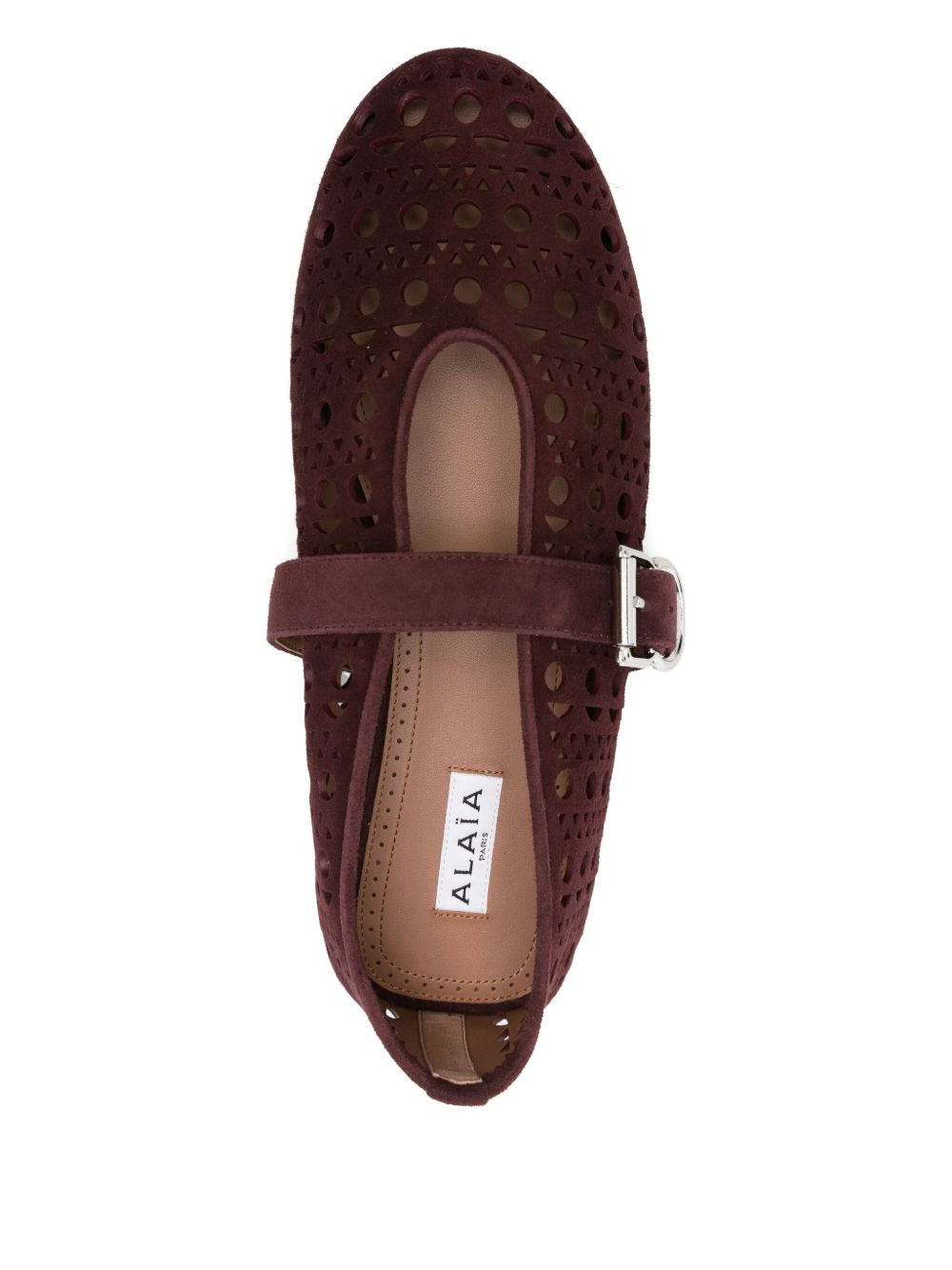 cut-out buckle ballet flats - 4