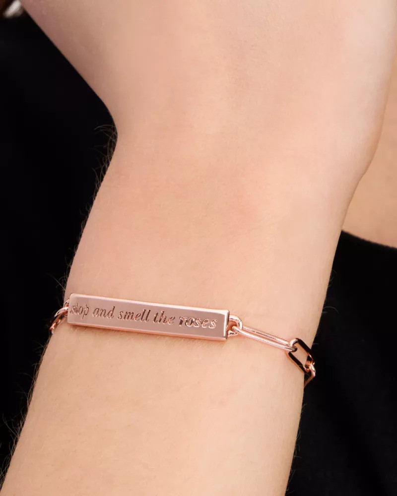 kate spade Stop And Smell The Roses Id Bracelet outlook