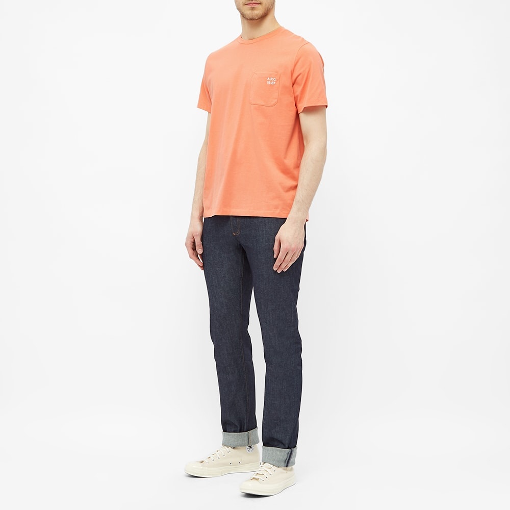 A.P.C. Andrew Logo Pocket Tee - 5