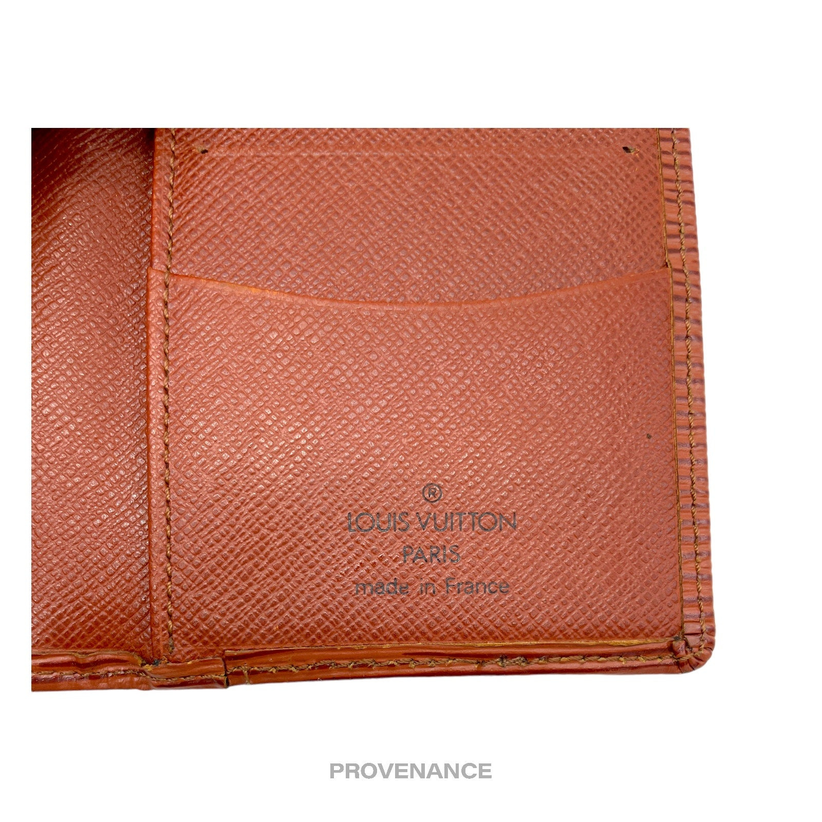 Louis Vuitton Pocket Organizer Wallet - Fawn Epi Leather - 8