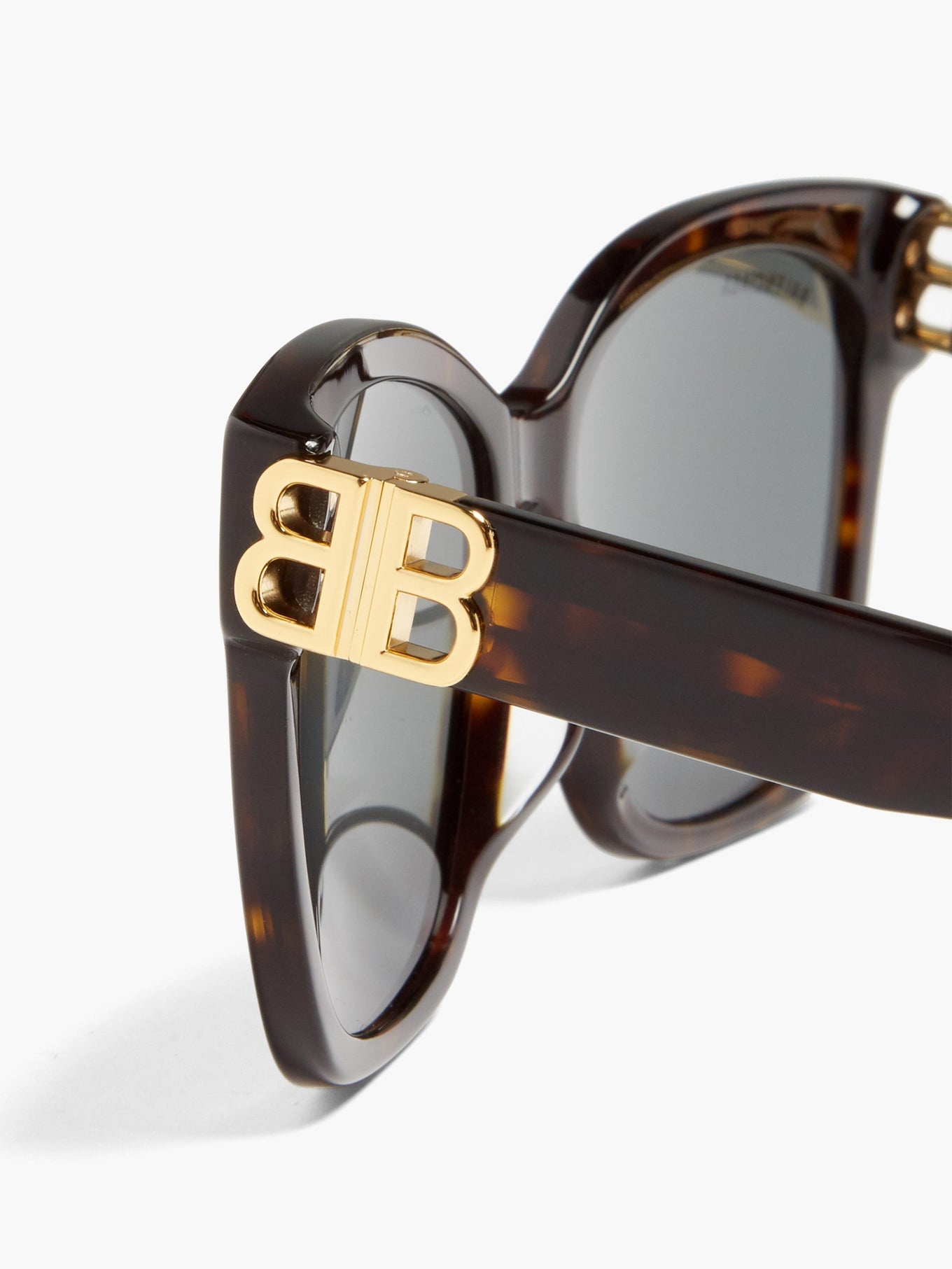 Square tortoiseshell-acetate sunglasses - 3