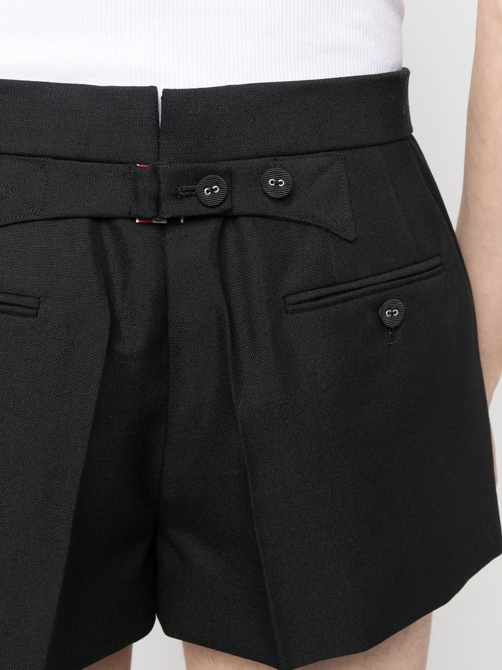 tailored wool shorts - 5