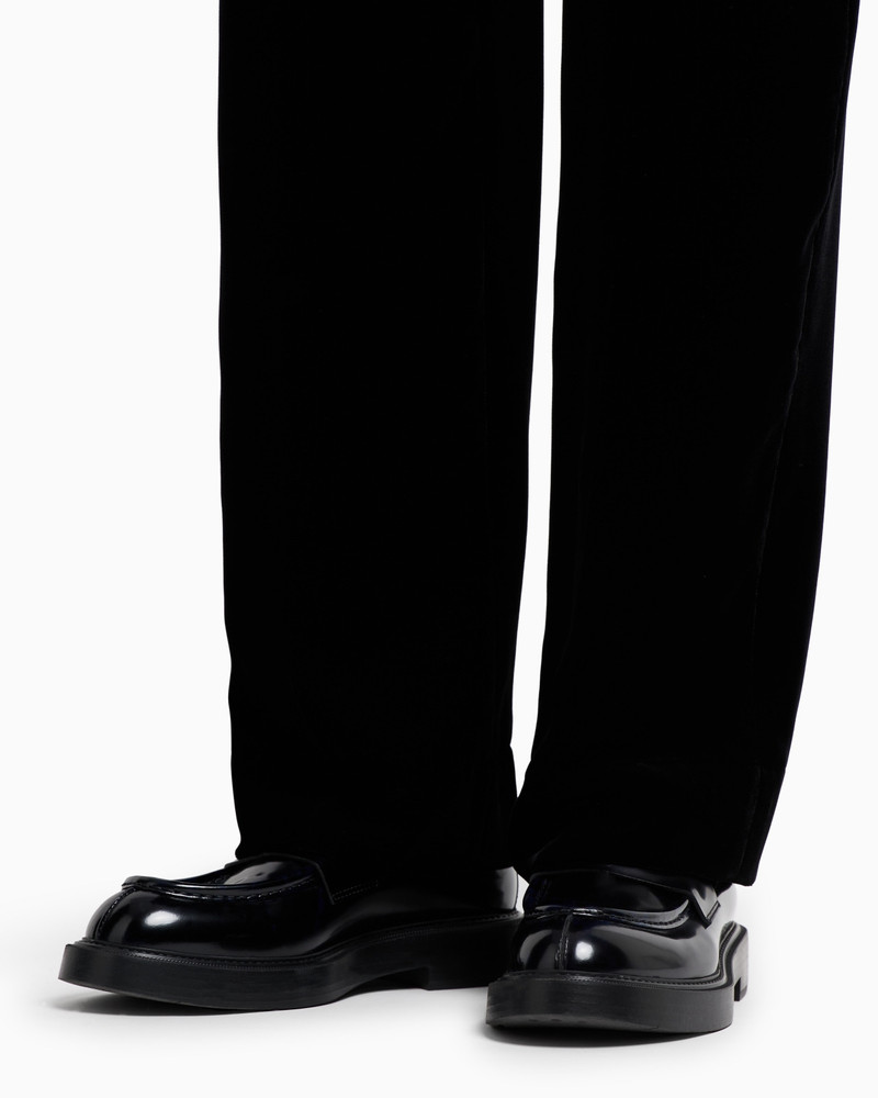 ICON SMOOTH VELVET TROUSERS 5