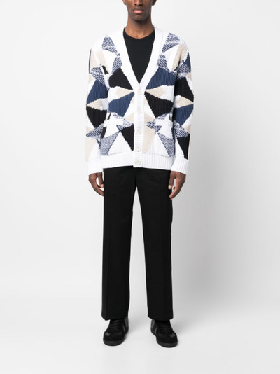 Missoni geometric-pattern V-neck cardigan outlook