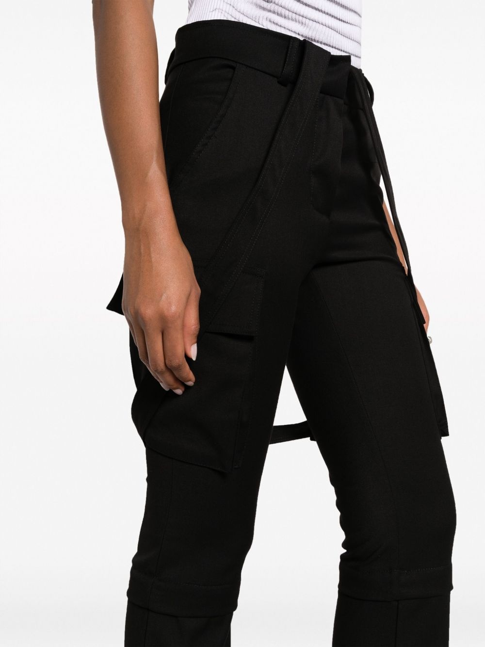 detachable-leg cargo trousers - 5