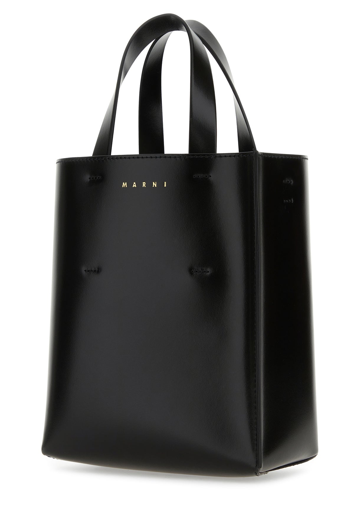 Black leather mini Museo handbag - 2