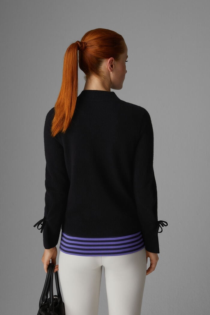 Lejla Knitted pullover in Black - 3