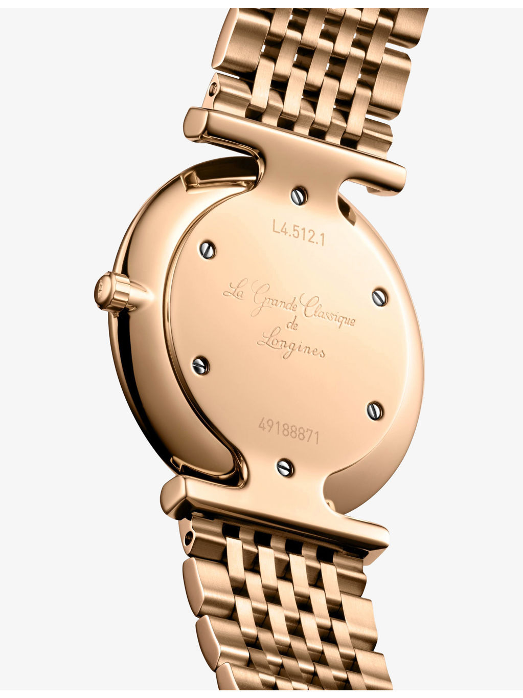 L4.512.1.90.8 La Grande Classique De Longines Red PVD-Coated and 0.081ct Diamond Quartz Watch - 5