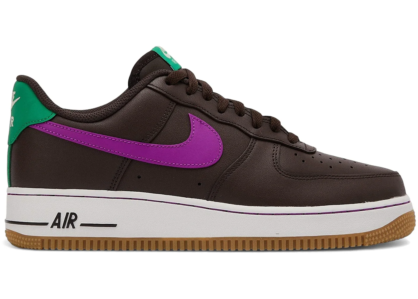 Nike Air Force 1 Low '07 Baroque Brown Vivid Purple - 1