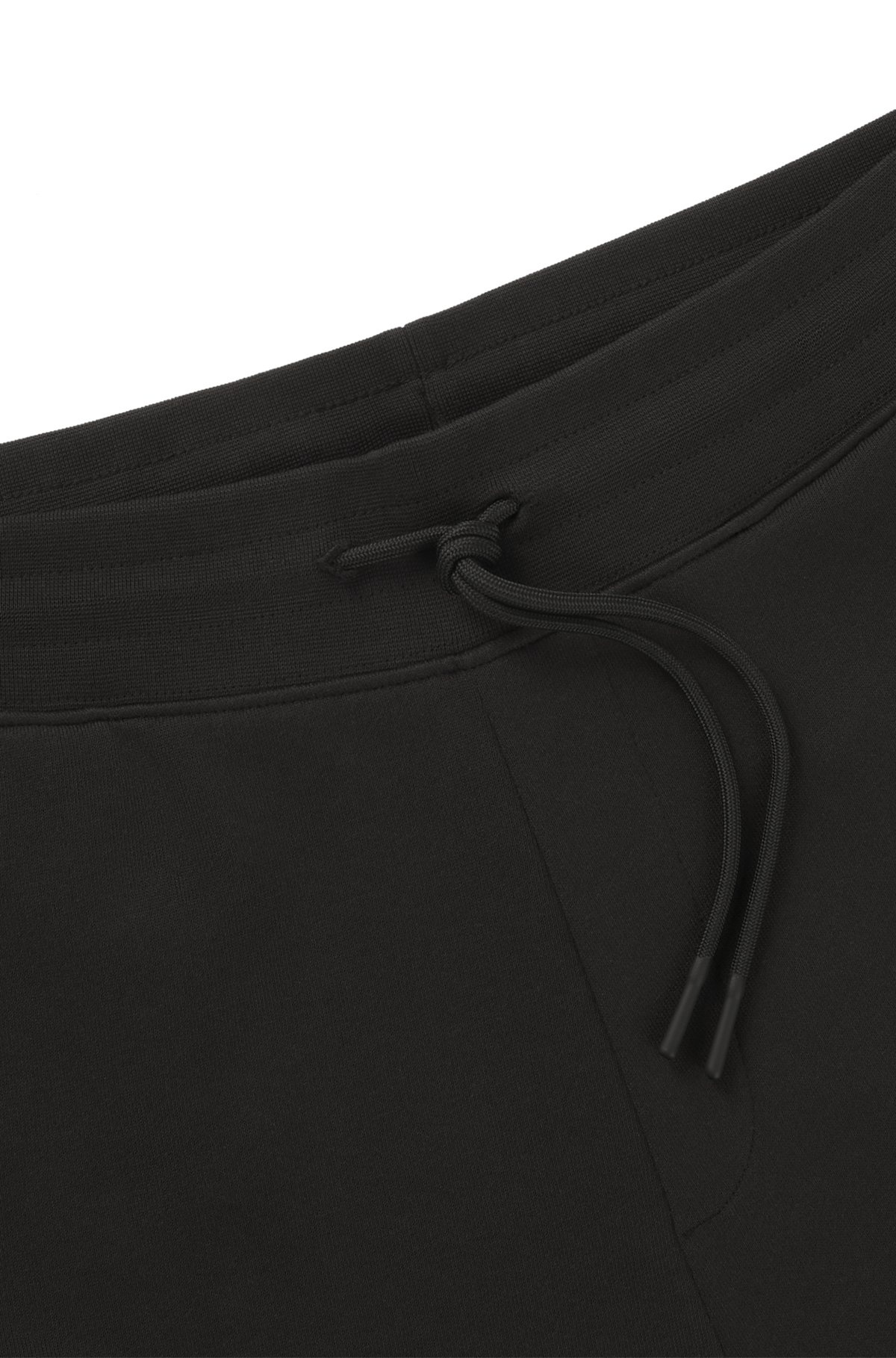 COTTON-TERRY TRACKSUIT BOTTOMS WITH HAPPY HUGO LOGO PATCH - 6