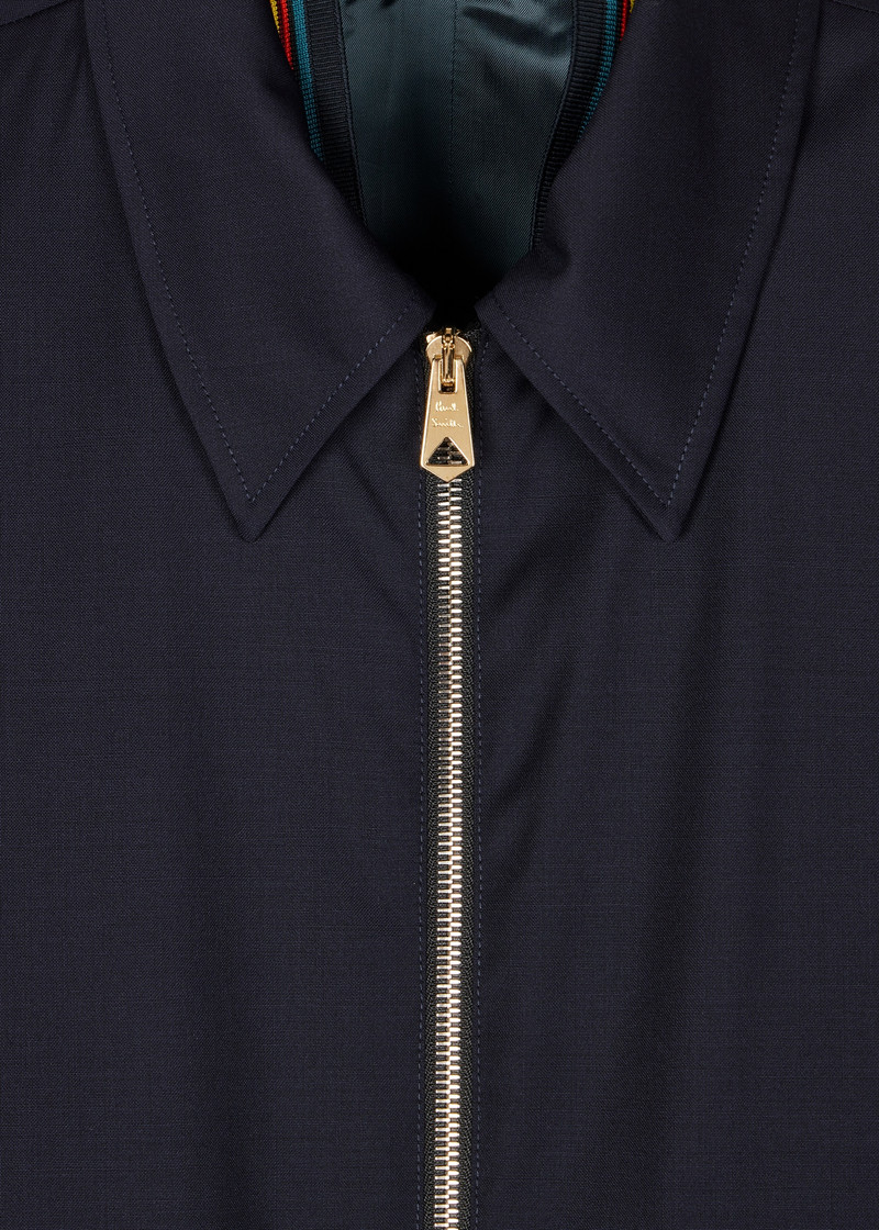 Dark Navy 'Storm System' Zip Jacket 4
