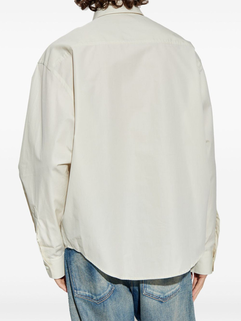 AMI Paris heart-embroidered long-sleeve shirt outlook