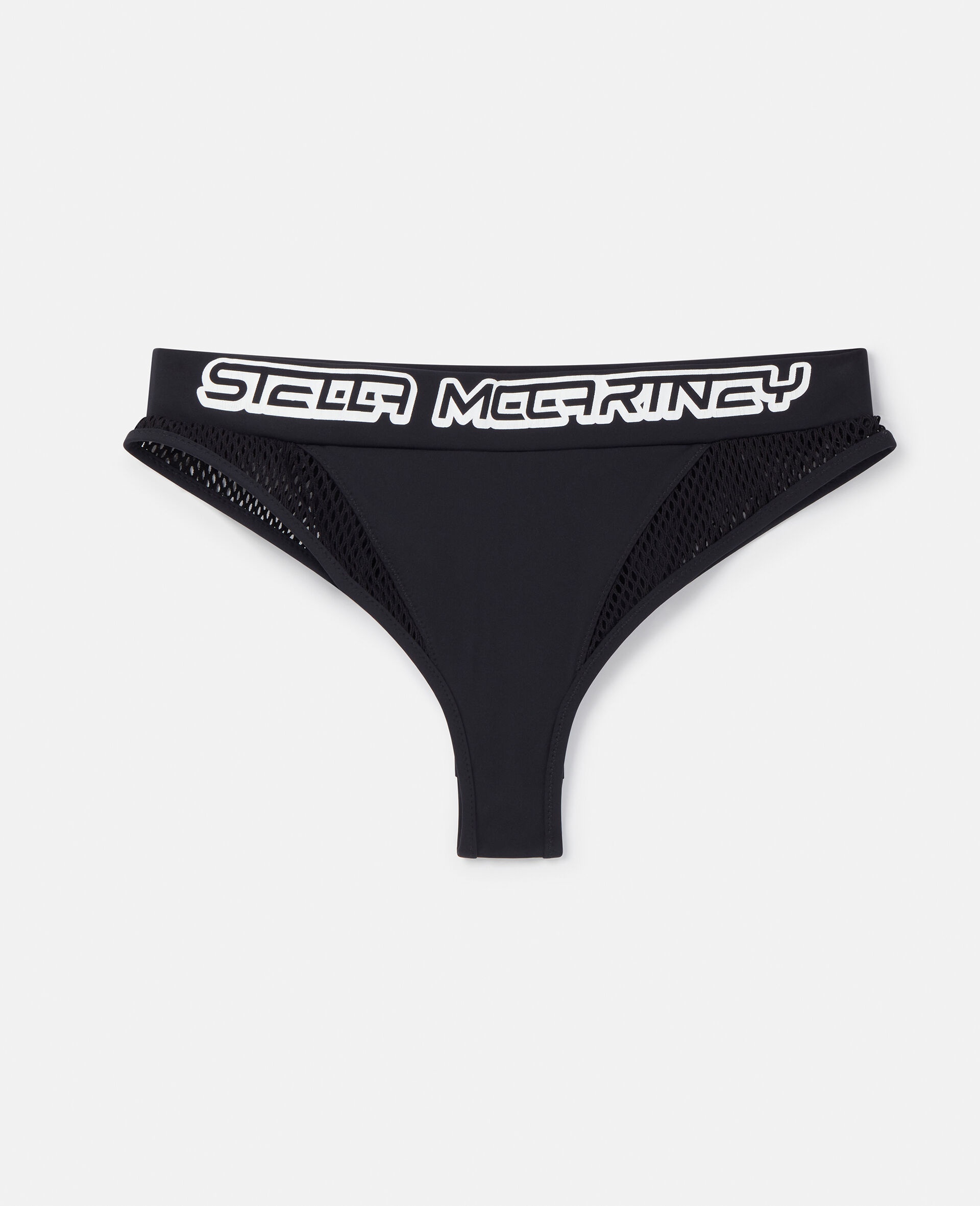 Mesh Logo Brazilian Bikini Briefs - 1