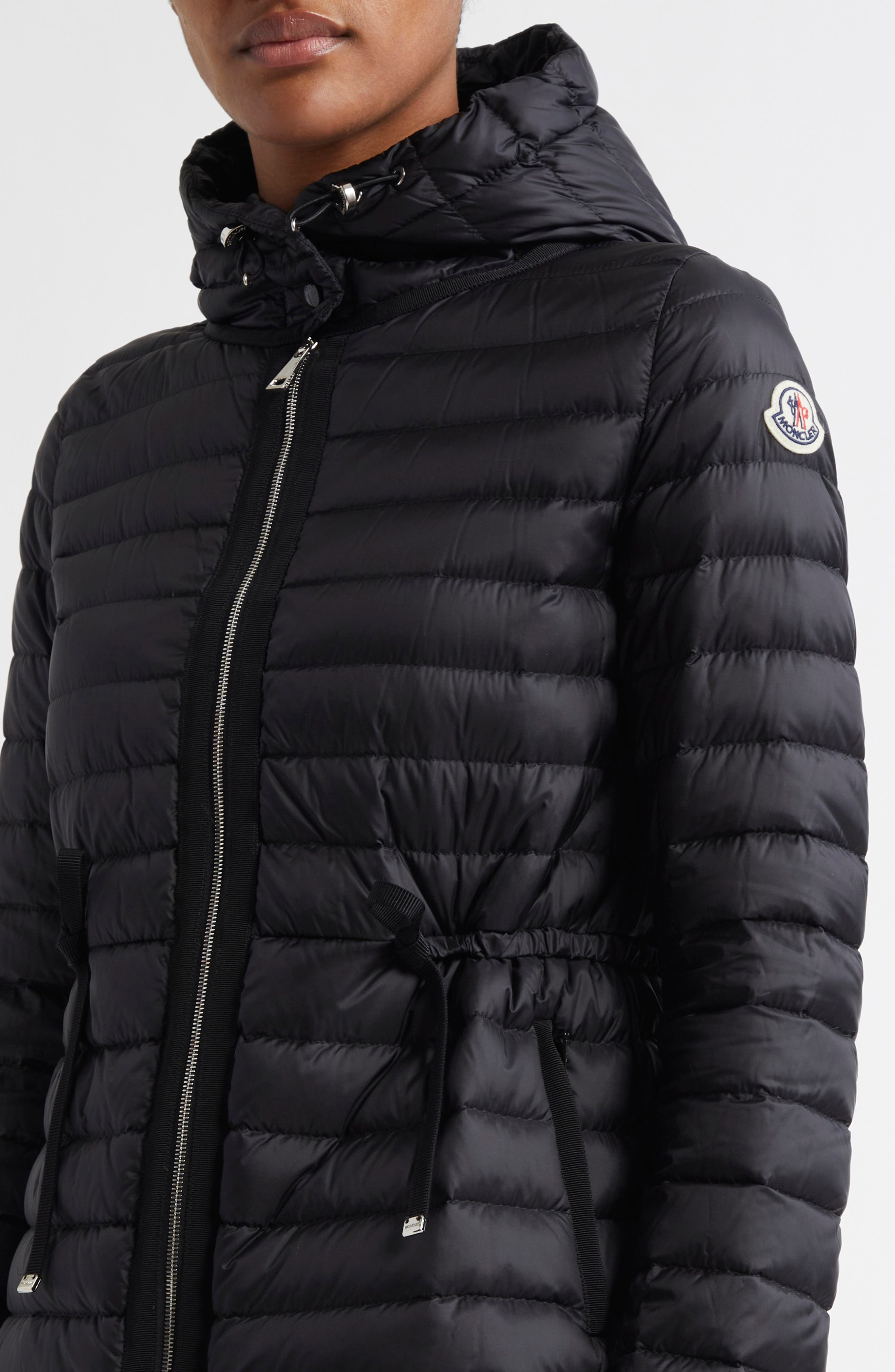 Moncler Raie Short Nylon Down Puffer Jacket in Black at Nordstrom - 4