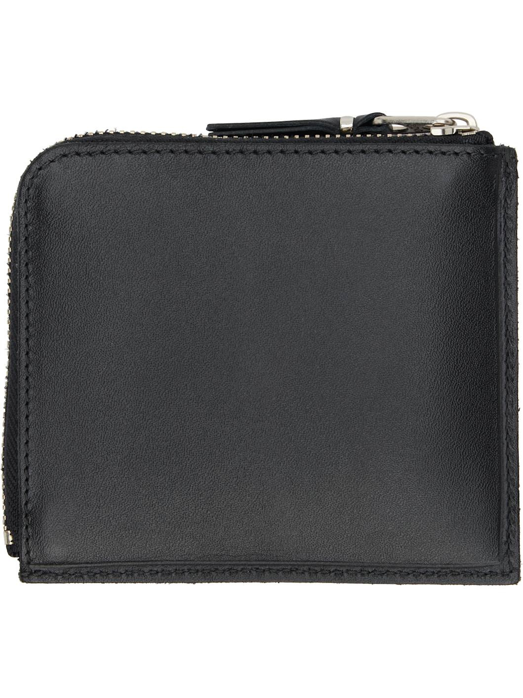Black Eyelet Line Wallet - 2