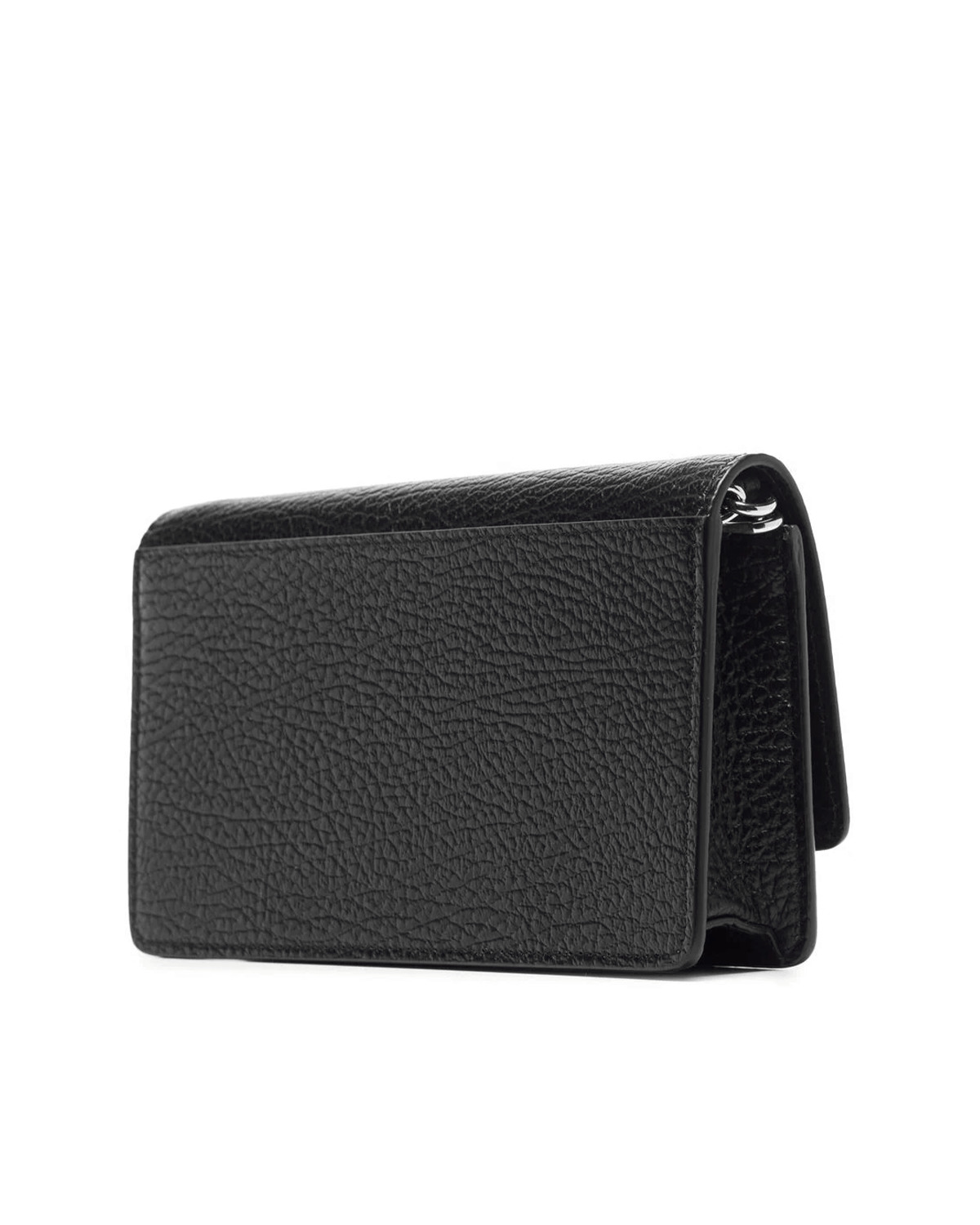 Four Stitches Chain Wallet Black - 2