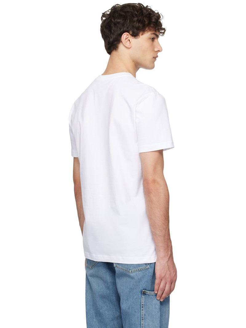 White 'Moschino' Institutional T-shirt 3