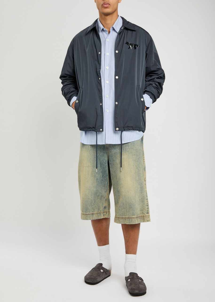 Maison Kitsuné Coach Logo Shell Jacket - 4