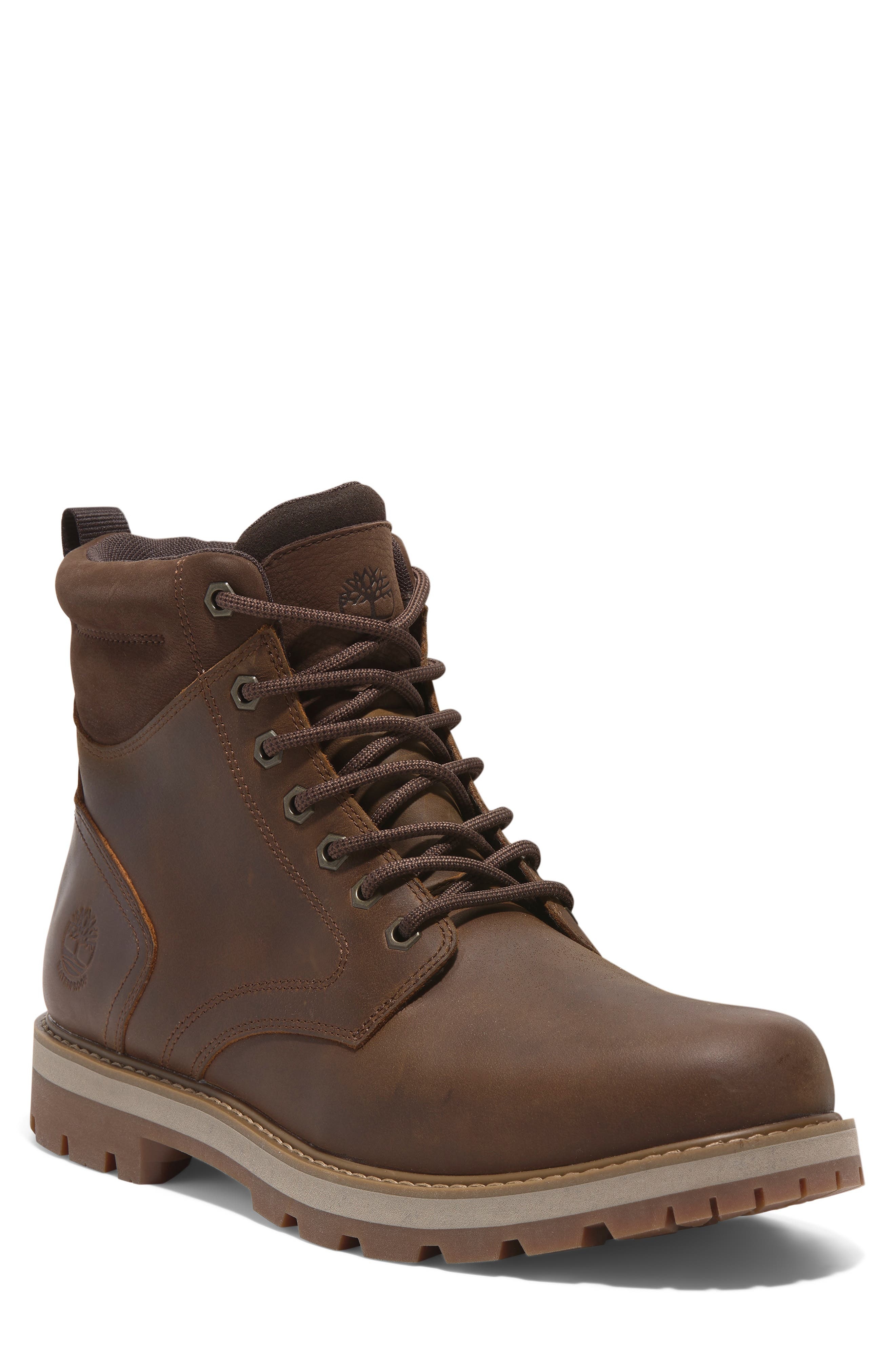 Timberland Britton Road Waterproof Boot in Rust Full Grain at Nordstrom - 8