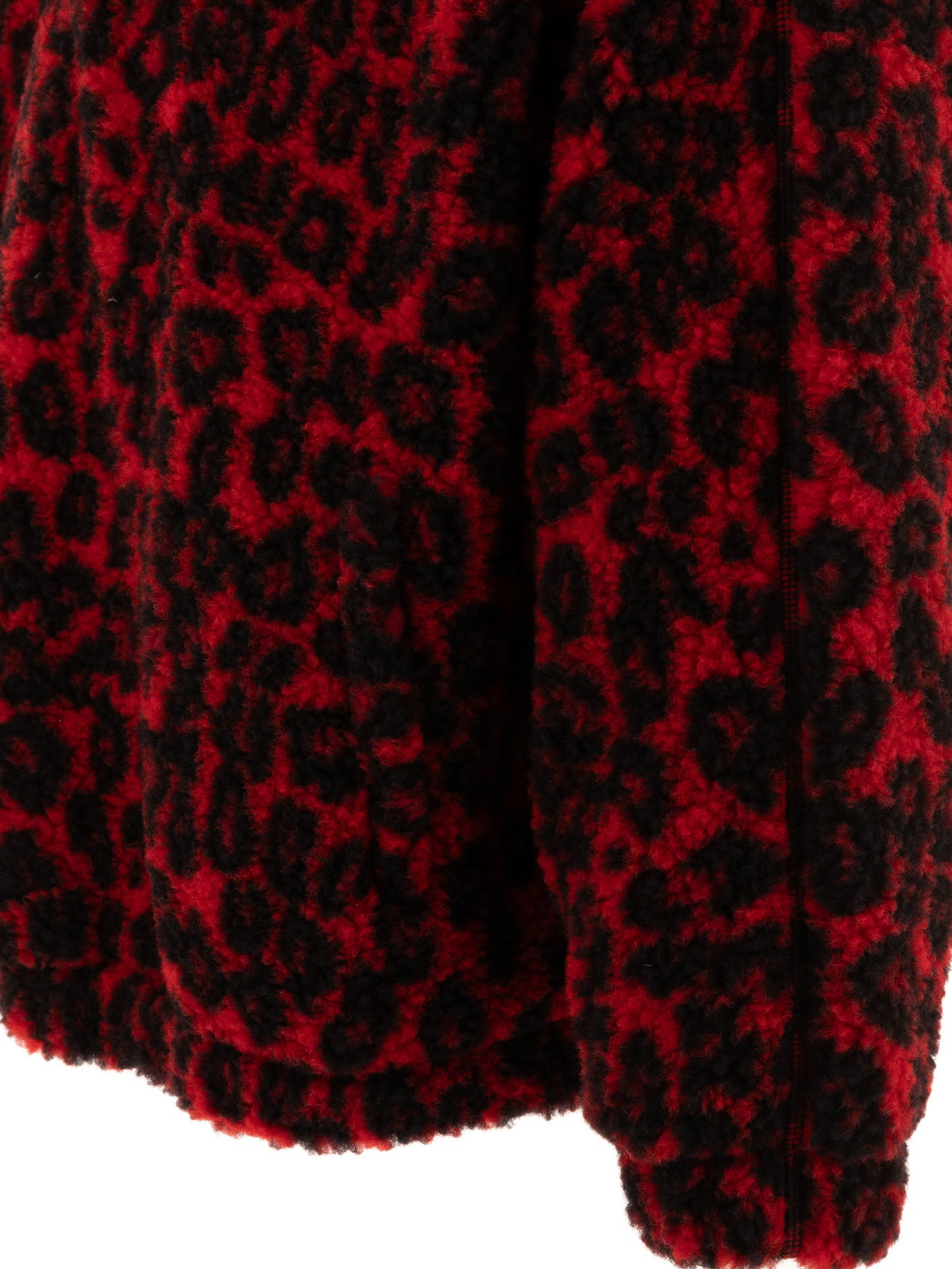 Alexander Mcqueen Leopard Print Fleece Jacket - 4