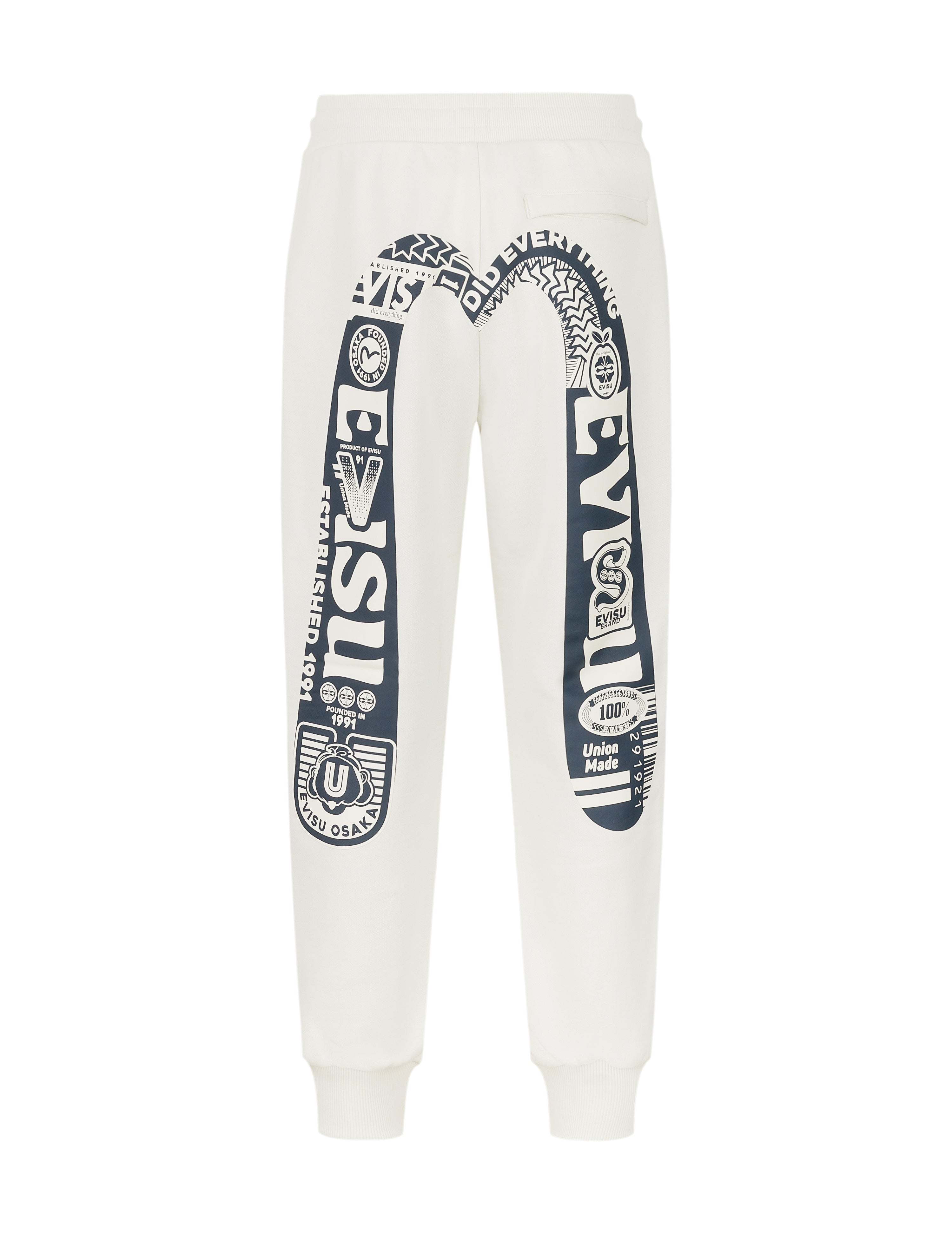 Logo and Daicock Print Relax Fit Sweatpants - 11