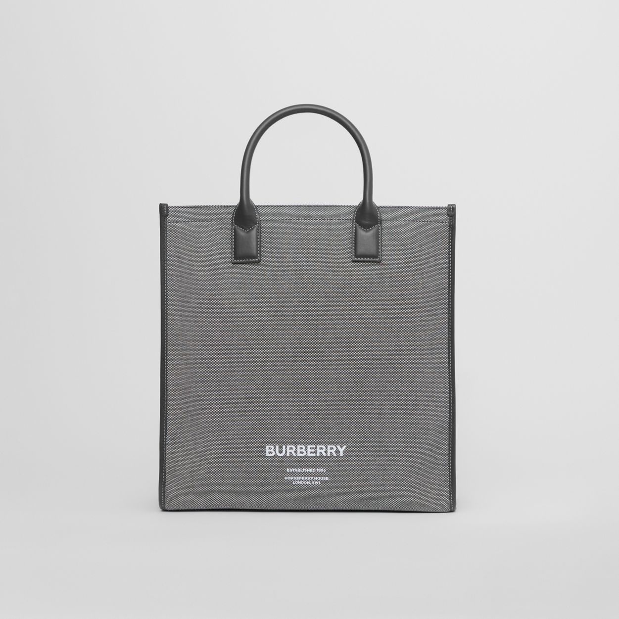 Horseferry Print Cotton Canvas Tote - 1
