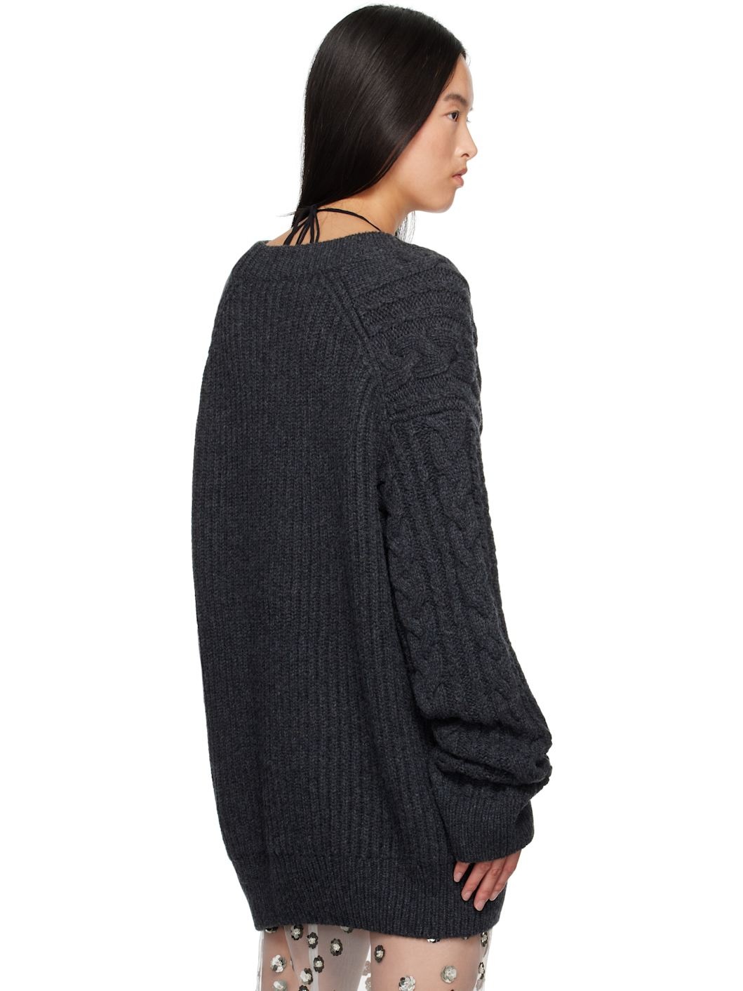 Gray Alia Sweater - 3