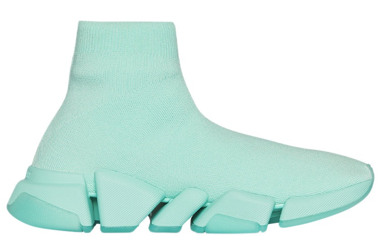 (WMNS) Balenciaga Speed 2.0 Sneakers 'Recycled Transparent Sole Mint' 654045W2DI43412 - 2