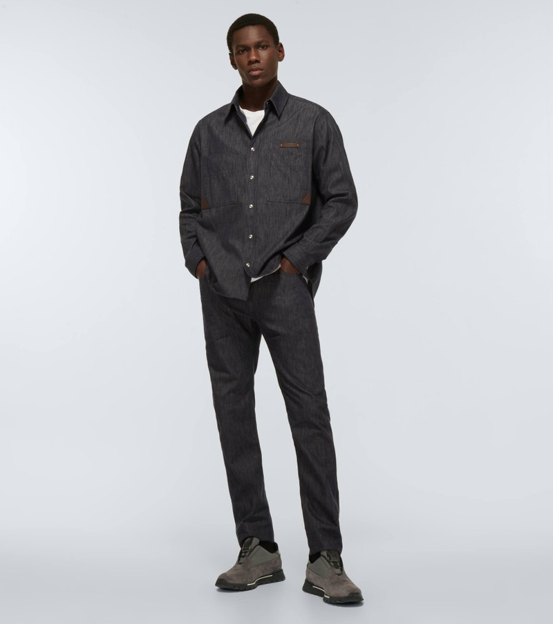 Berluti Fast Track suede sneakers outlook