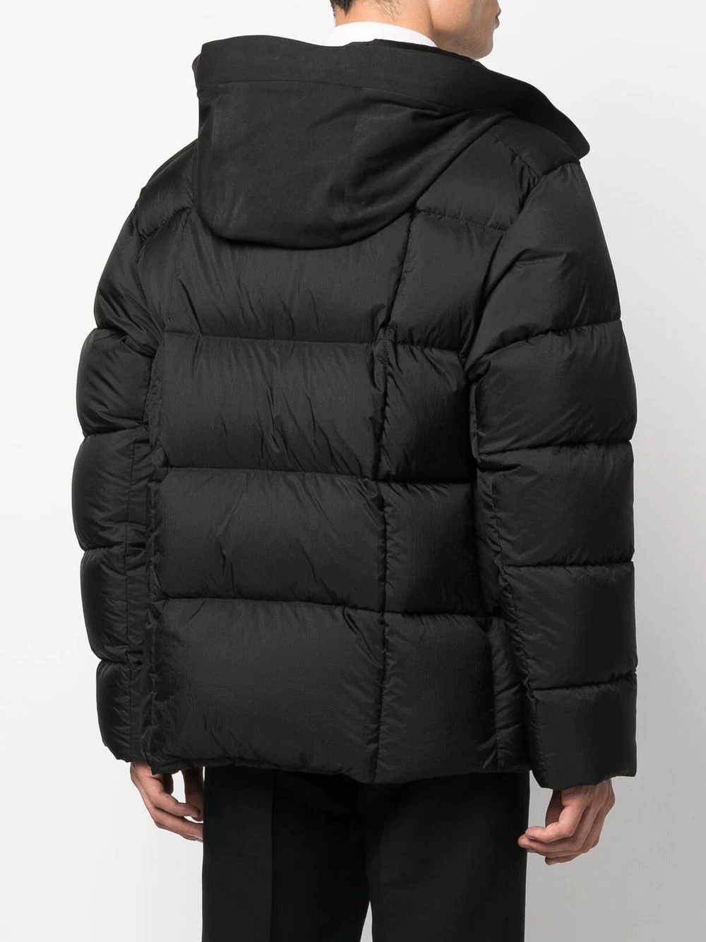 down-feather hooded parka - 4