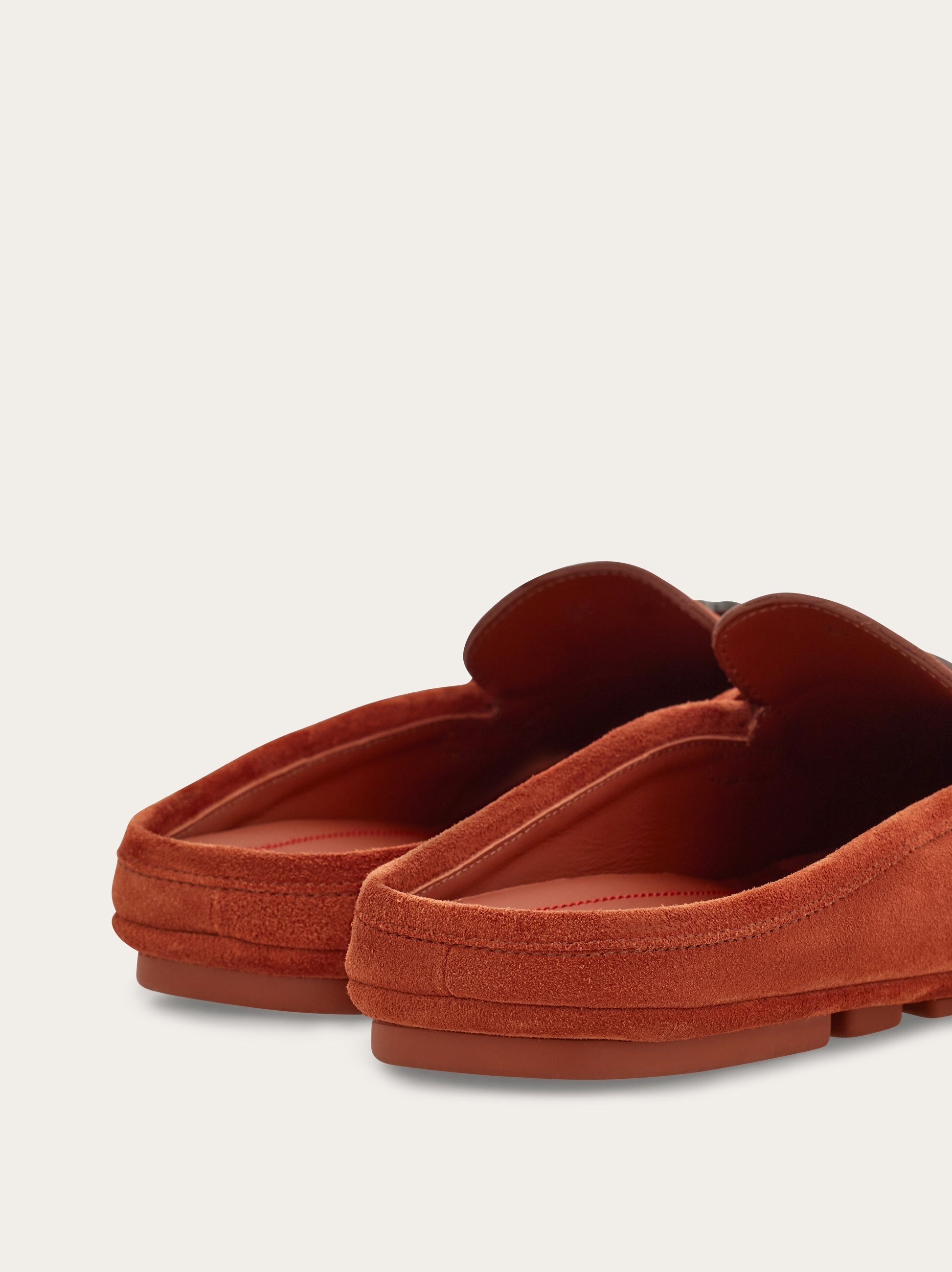 Loafer mule with Gancini ornament - 8
